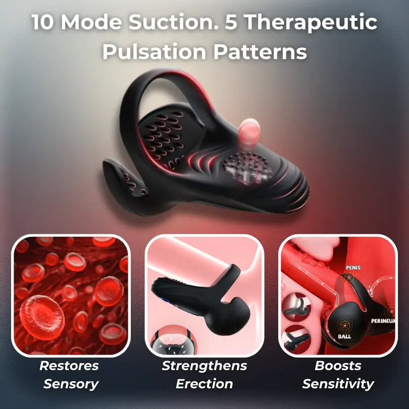 SEAGRIL™ VitalEngine Pro-The #1 5-in-1 at-home trainer that reverses ED; PE with advanced Precision